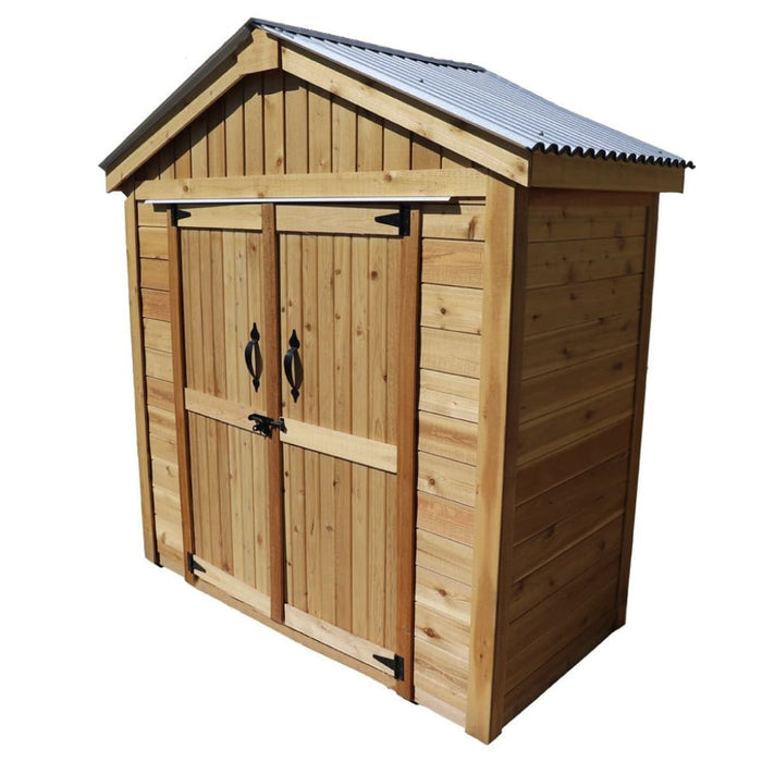 Outdoor Living Today - Spacemaster 6x3 Outdoor Storage Shed - with Metal Roof