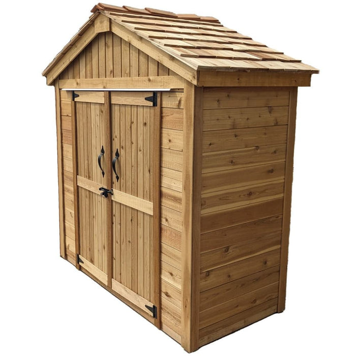 Outdoor Living Today - Spacemaster 6x3 Outdoor Storage Shed - Isolated Side