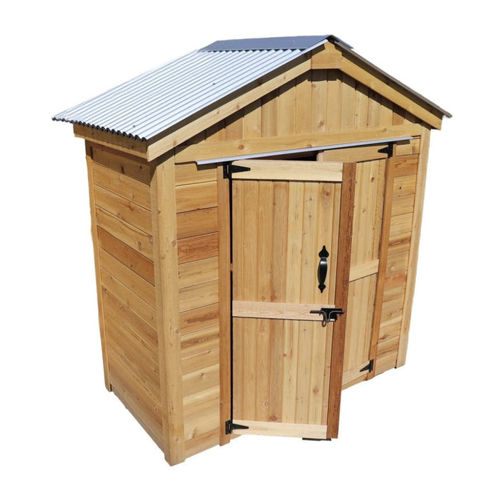 Outdoor Living Today - Spacemaster 6x3 Outdoor Storage Shed - Isolated Side
