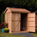 Outdoor Living Today - 6x6 Maximizer Wooden Storage Shed - with Cedar Roof