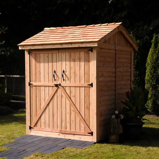 Outdoor Living Today - 6x6 Maximizer Wooden Storage Shed - Fully Assembled