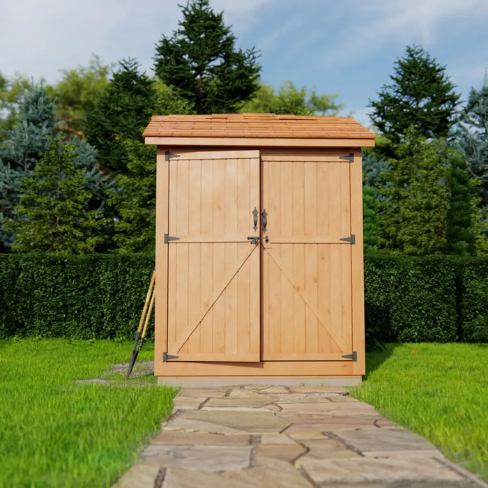 Outdoor Living Today - 6x6 Maximizer Wooden Storage Shed - Front