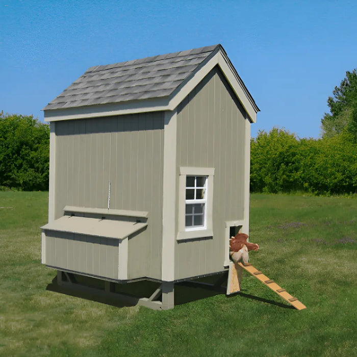 Little Cottage Company - Colonial Gable Chicken Coop Kit - Full View