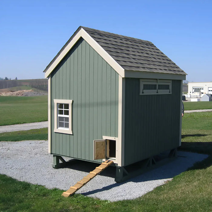 Little Cottage Company - Colonial Gable Chicken Coop Kit - Fully Assembled