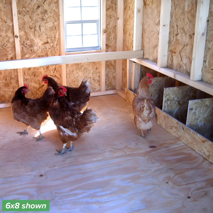 Little Cottage Company - Colonial Gable Chicken Coop Kit - Bins