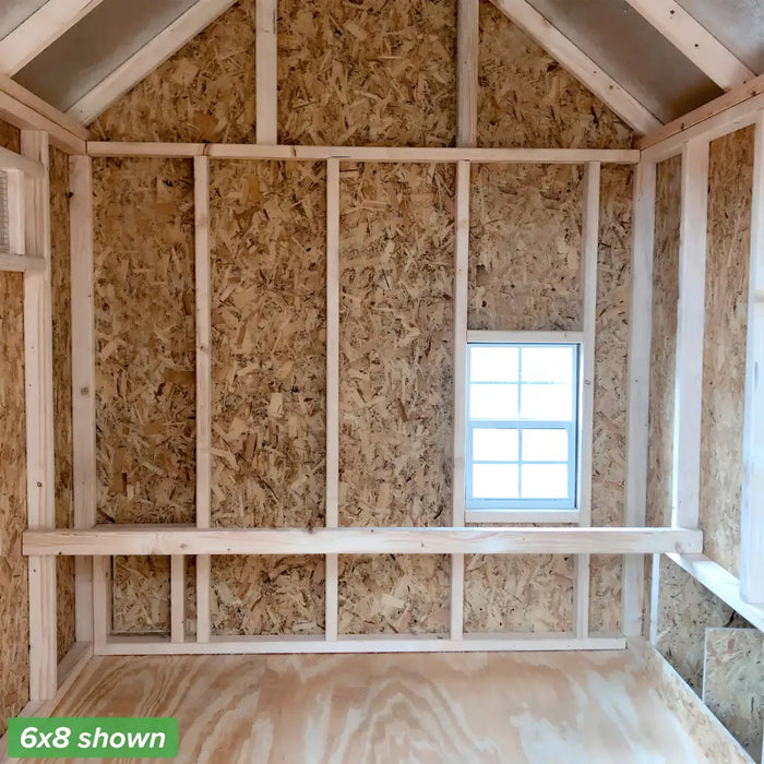 Little Cottage Company - 6x8 Colonial Gable Chicken Coop Kit