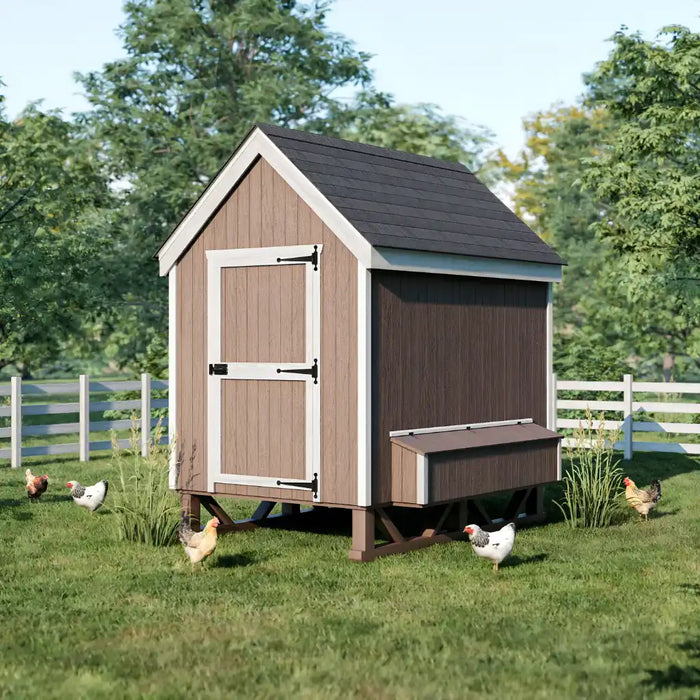 Little Cottage Company - Colonial Gable Chicken Coop - Side