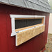 Little Cottage Company - Gambrel Barn Coop - Ventilation Open