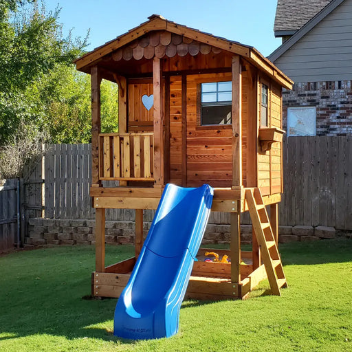 Outdoor Living Today - 6x9 Sunflower Playhouse & Sandbox - Childrens Playhouses