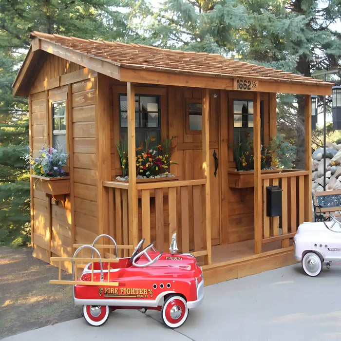 Outdoor Living Today 7x9 Cozy Cabin Playhouse Kit