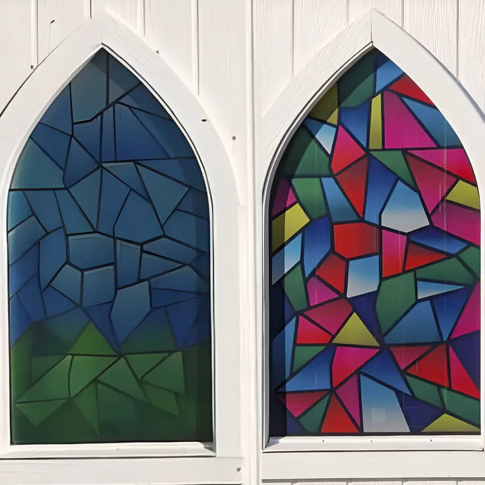 Little Cottage Company - Little Cottage Chapel Playhouse Kit - Glass Windows