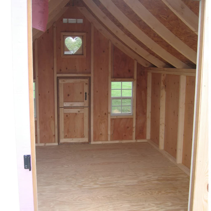 Little Cottage Company - The Gingerbread Cottage Playhouse Kit - Interior