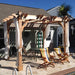 Outdoor Living Today 8×10 Pergola with Canopy - Full View