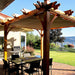 Outdoor Living Today 8×10 Pergola with Canopy - Fully Assembled