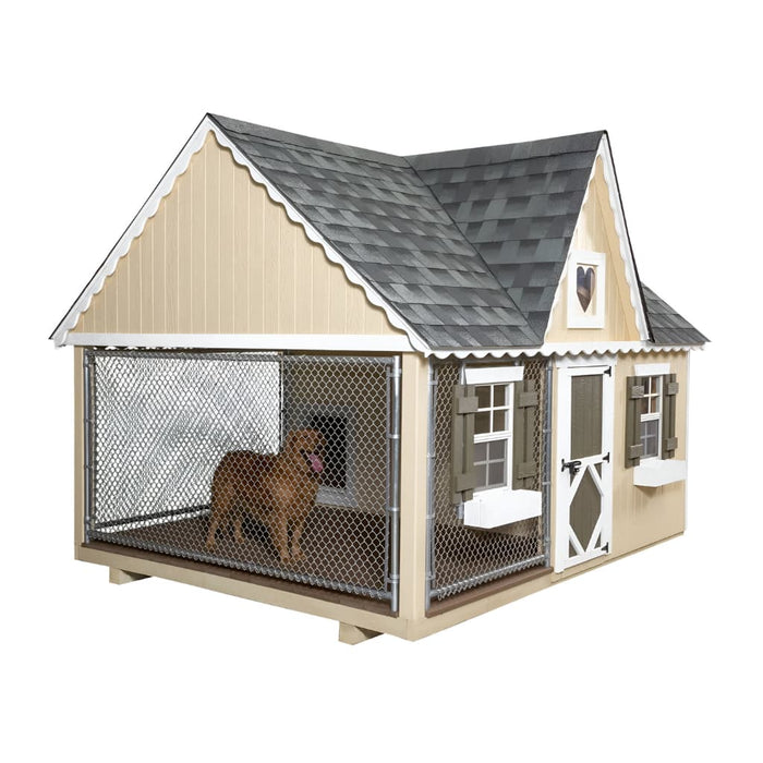 Cottage kennel dog house hotsell