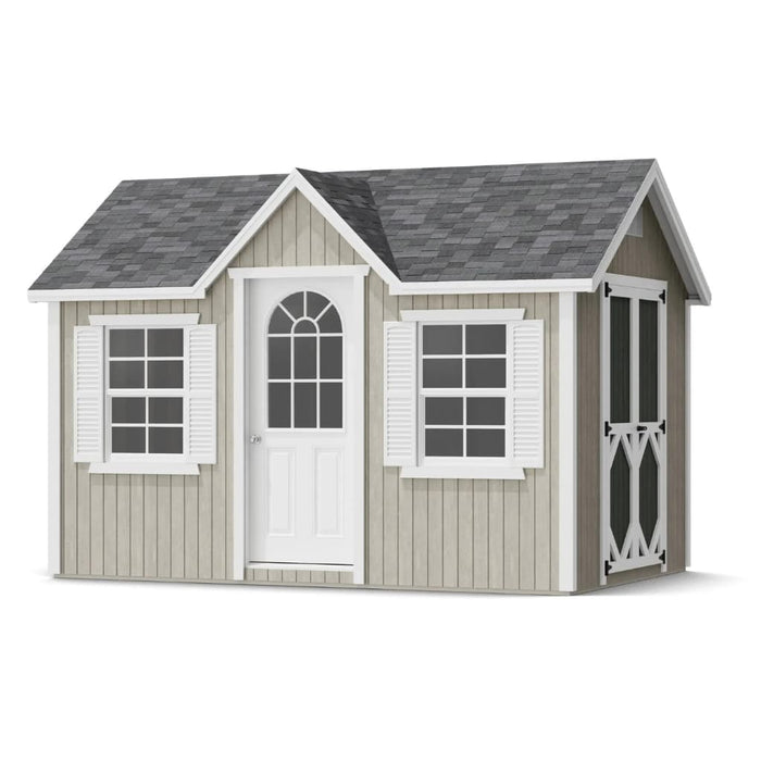 Little Cottage Co. Classic Wood Cottage Shed - 8x12 Classic Wood Cottage Shed