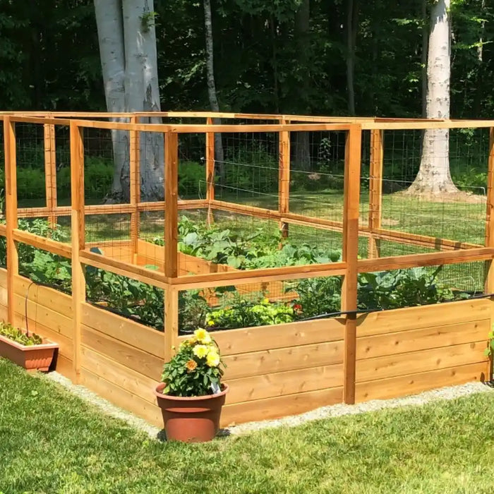 Outdoor Living Today - 8x12 Deer Proof Raised Garden Bed - Fully Assembled