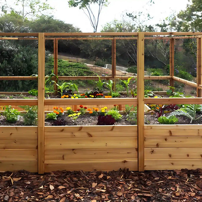Outdoor Living Today - 8x12 Deer Proof Raised Garden Bed - Side