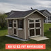EZ Fit - 8x12 Riverside Shed Kit - Brown