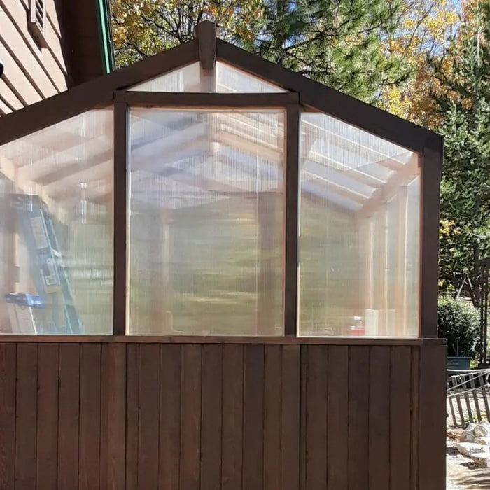 Outdoor Living Today - 8x8 Cedar Greenhouse - Back