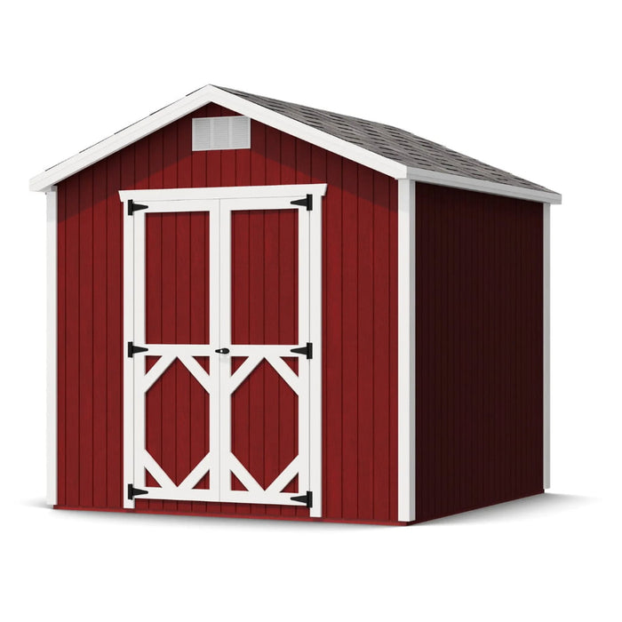 Little Cottage Co. Classic Gable Shed Kit - 8x8 Classic Gable Shed - Front