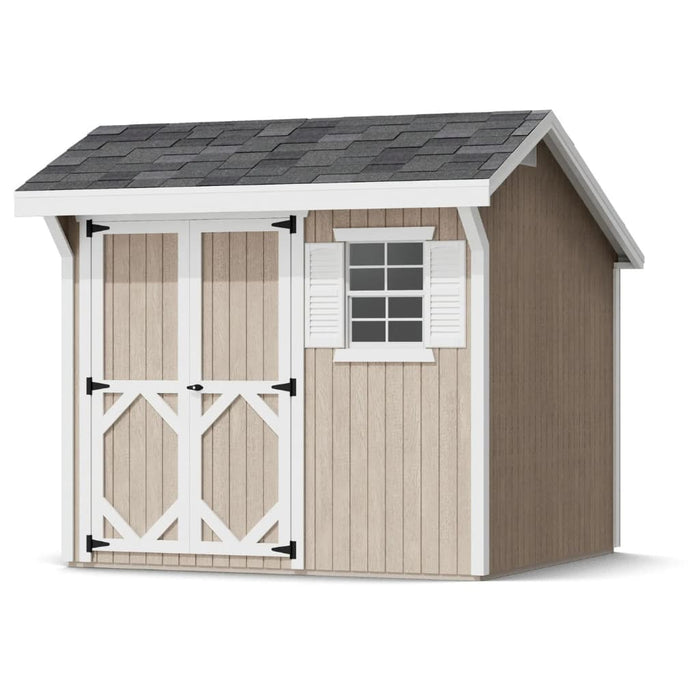 Little Cottage Co. Classic Saltbox Shed - 8x8 Classic Saltbox Shed