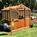 Outdoor Living Today - 8x8 Cedar Greenhouse - Front