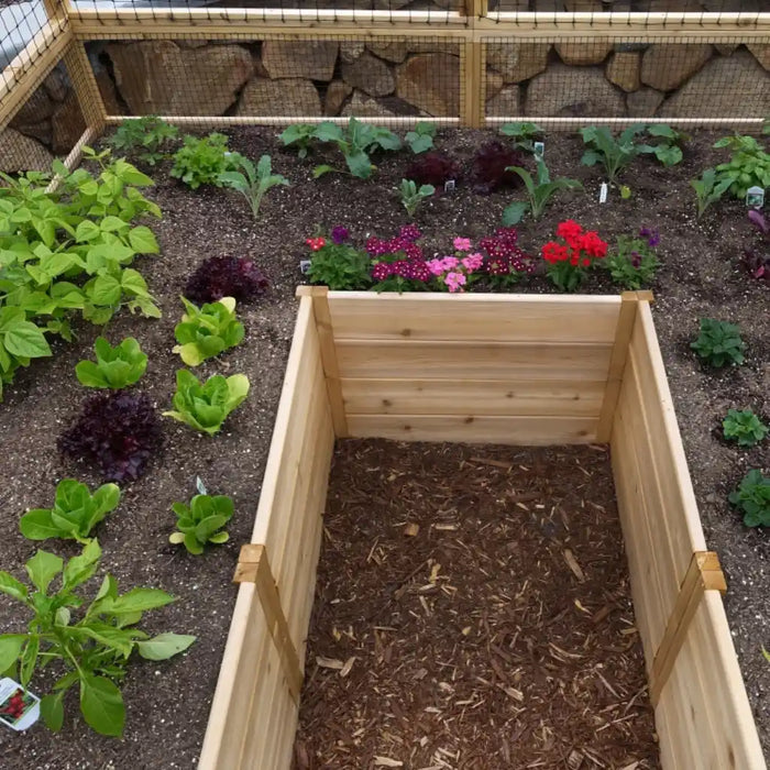 Outdoor Living Today - 8x8 Raised Garden Bed - Top