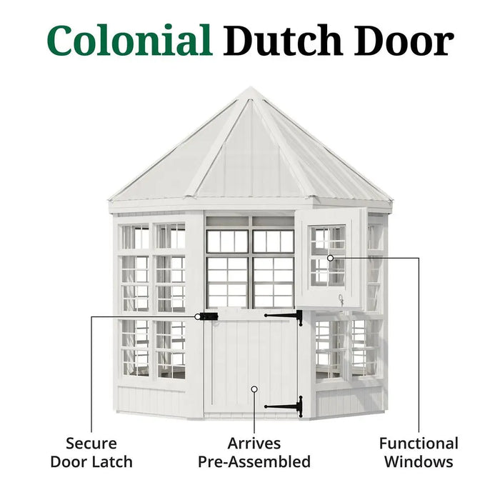 Little Cottage Co. 8x8 Octagon Greenhouse Kit