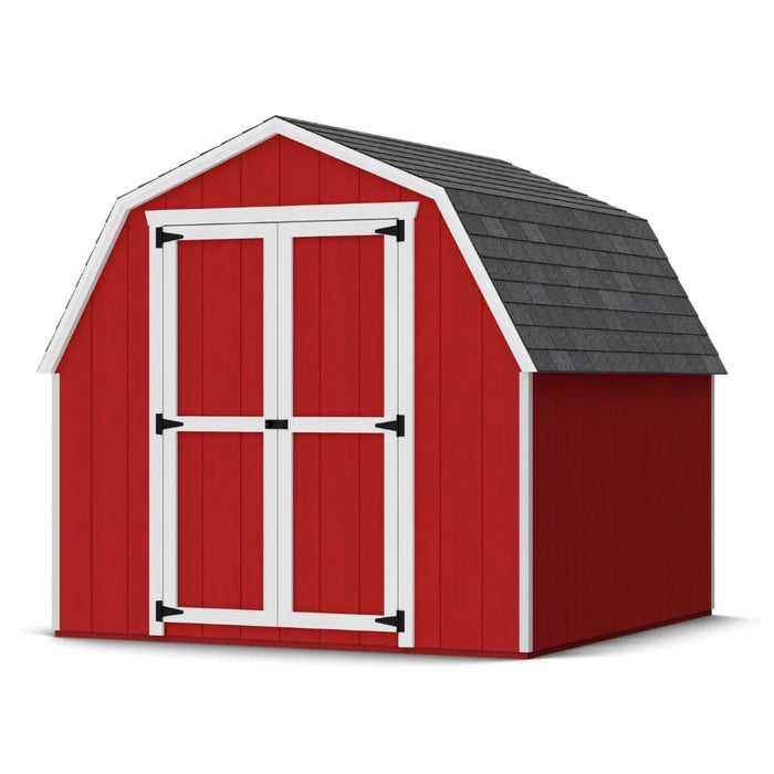 Little Cottage Co. Value Gambrel Barn - 8x8 Value Gambrel Barn 4 Sidewalls - Main