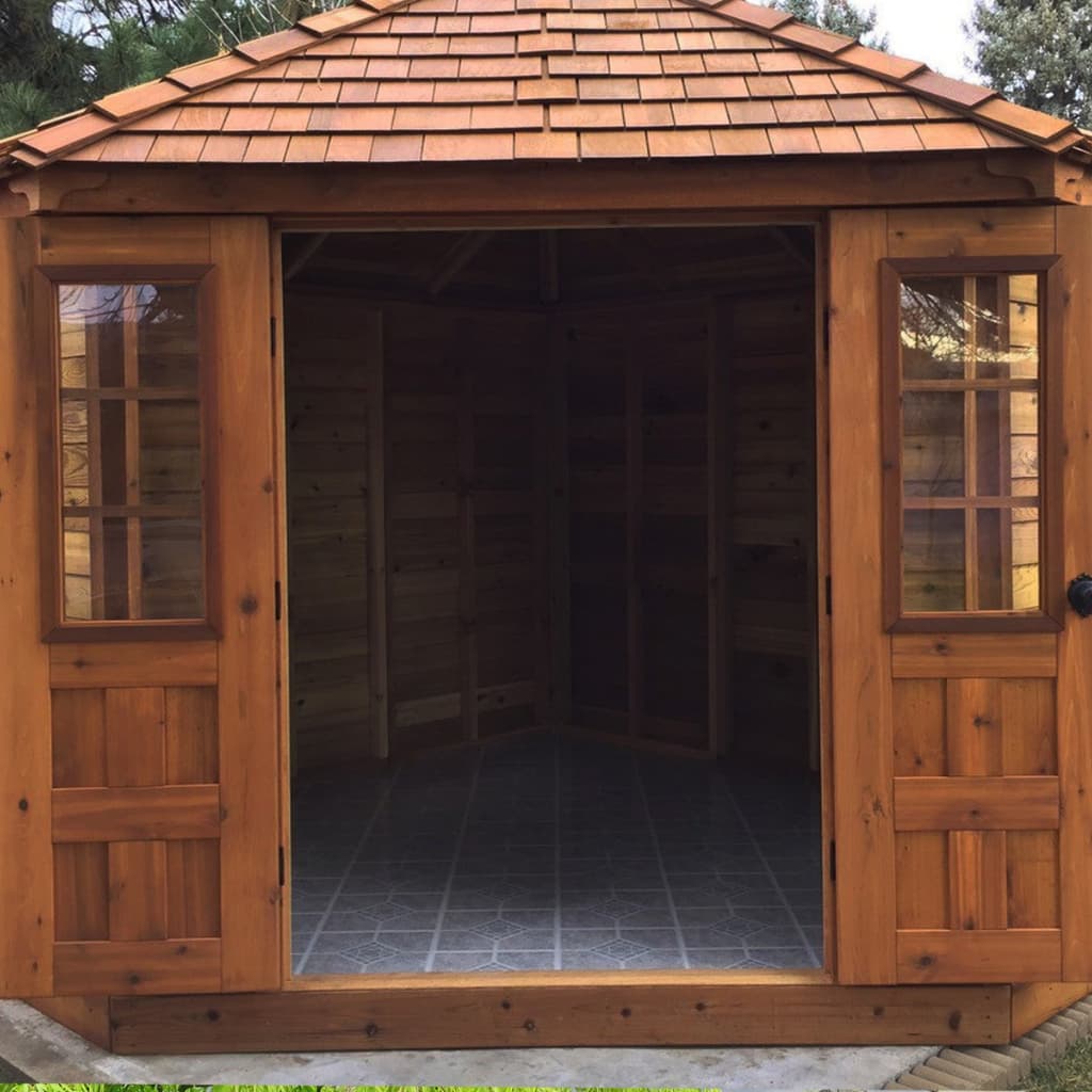Outdoor Living Today 9x9 Penthouse Cedar Garden Shed