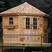 Outdoor Living Today - 9x9 Penthouse Cedar Garden Shed - Elevated
