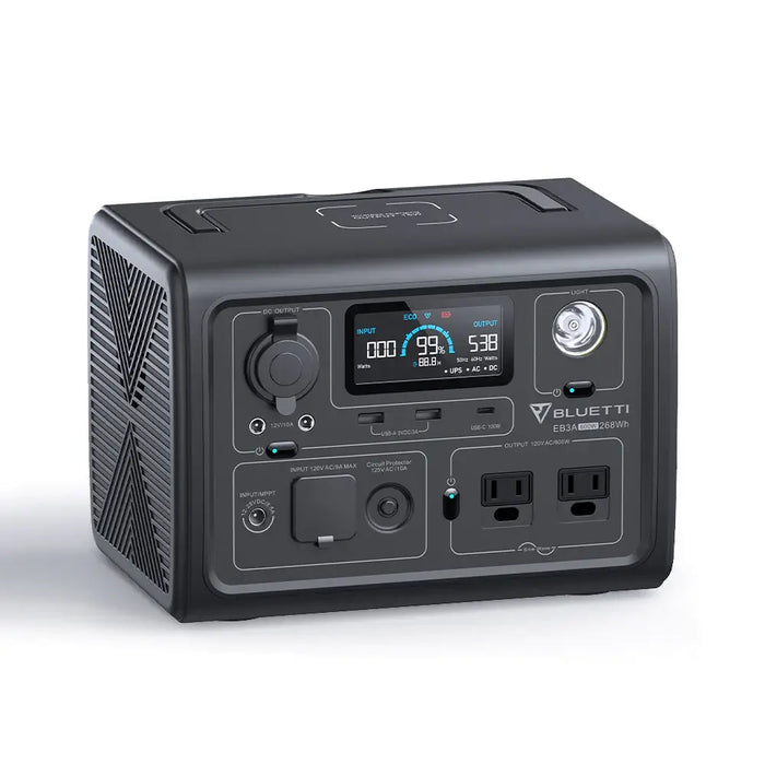 Portable Power Station | BLUETTI EB3A 600W 268Wh Portable Power Station | BLUETTI EB3A 600W 268Wh