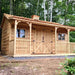 Cedarshed - Ranchhouse Cottage Kit Front Concrete