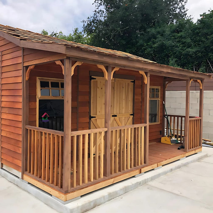 Cedarshed Ranchhouse Cottage Kit Side View