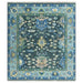 Alternative full view of the rectangular Oushak rug
