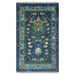 Full view of the 3x5 rectangular Oushak rug