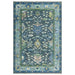 Full view of the 6x9 rectangular Oushak rug