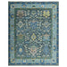 Full view of the 7x9 rectangular Oushak rug
