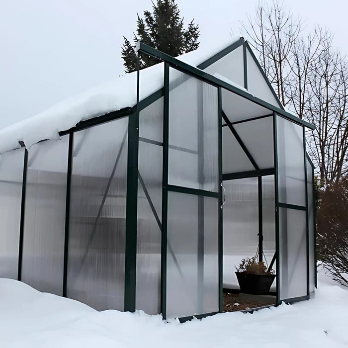 Grandio - Greenhouse Kit - Snow Side View