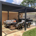 Bon Pergola - 13x19 Villa Pergola Black - Display in Backyard