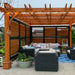 Outdoor Living Today - 10x10 Breeze Cedar Pergola Kit - with Louver Installed