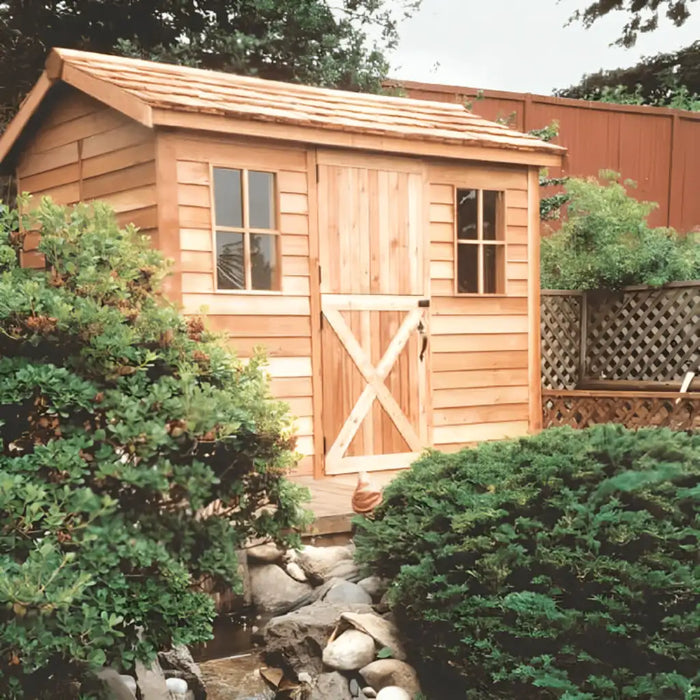 Cedarshed - Cabana Backyard & Pool Shed - Unstained