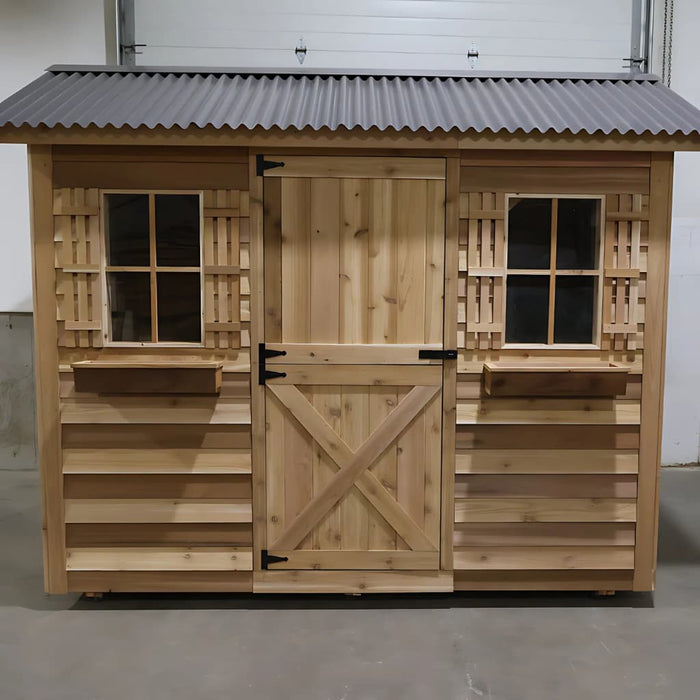 Cedarshed - Cabana Small Swimming Pool House Sample