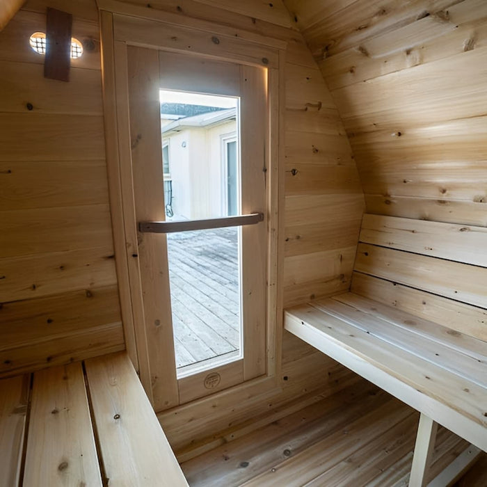 Dundalk - Canadian Timber MiniPOD Sauna - CTC77MW - Interior View
