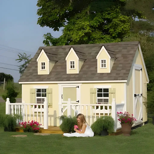Little Cottage Company - Cape Cod Playhouse Kit - Full View