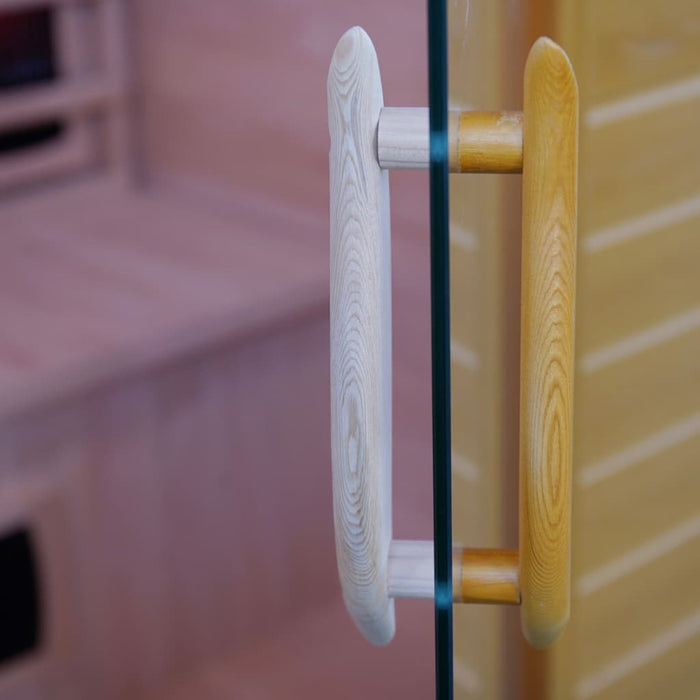 Sunray - HL400D Cayenne Outdoor Infrared Sauna - Door Handle Side