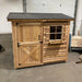 Cedarshed Bayside metal roof storage shed with cedar walls for backyard equipment storage.