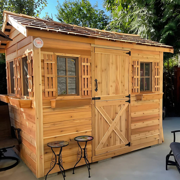 Cedarshed  - Beach House with Shingle Roof Sample