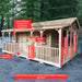 Cedarshed - Farmhouse Shed Kit - Parts Labeled